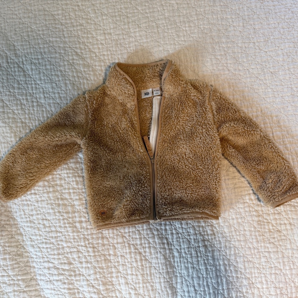 tentree Kids EcoLoft Teddy Zip Front